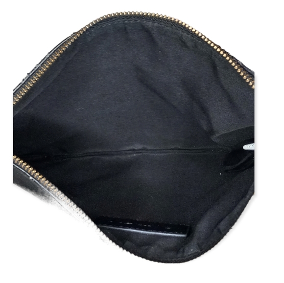 Express purse crossbody black vintage gold studded chain and leather strap. - Picture 7 of 10